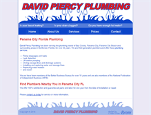 Tablet Screenshot of davidpiercyplumbing.com